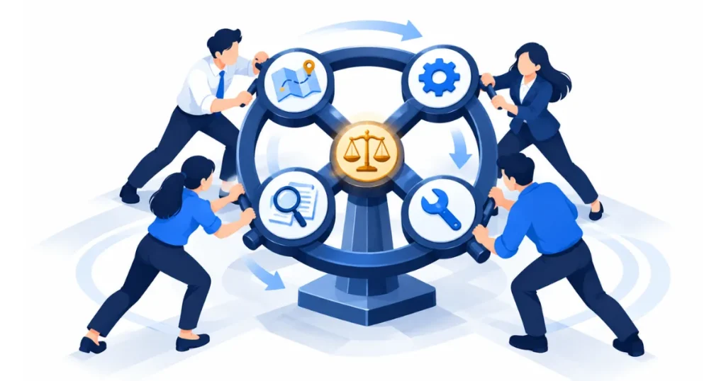 TPIPAS 臺灣個人資料保護與管理制度示意圖，依個資法建立 PDCA 管理循環